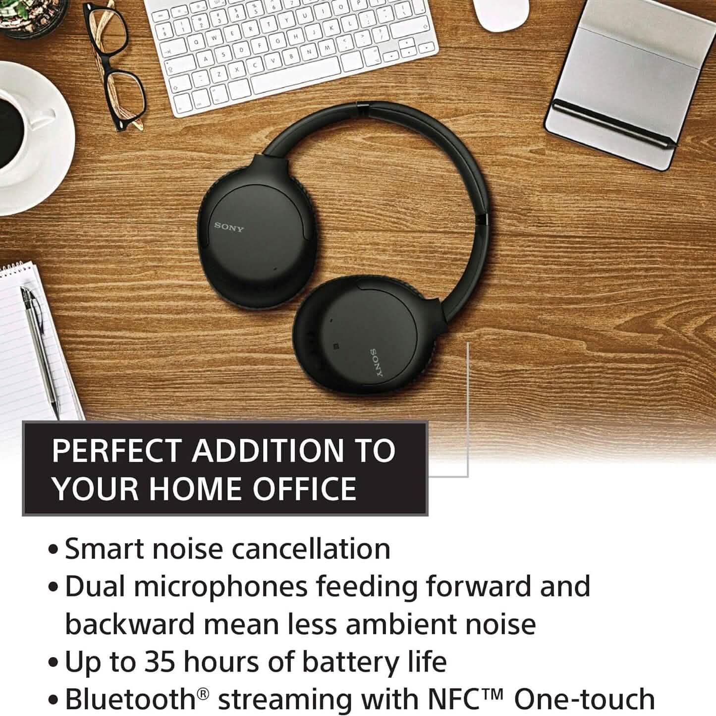 Sony Kabellose Noise-Cancelling Over-Ear Kopfhörer WH-CH710N (Generalüberholt)