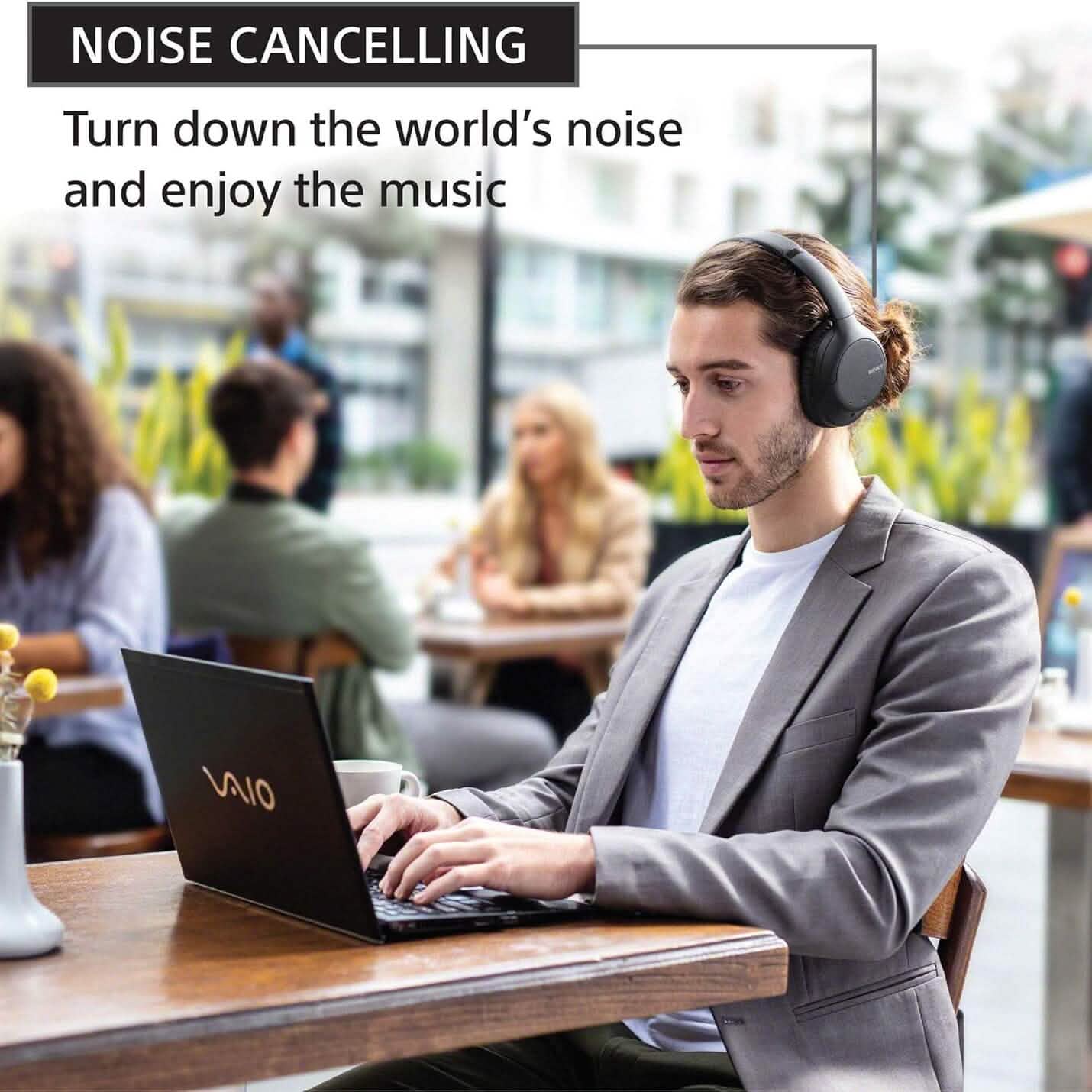 Sony Kabellose Noise-Cancelling Over-Ear Kopfhörer WH-CH710N (Generalüberholt)