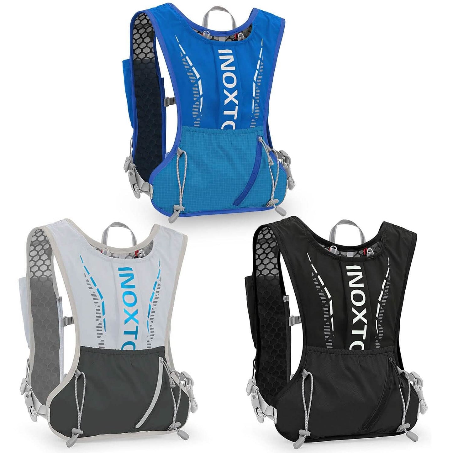 Sporthydrationsweste Laufrucksack mit 450 ml, 1,5 l Trinkblase