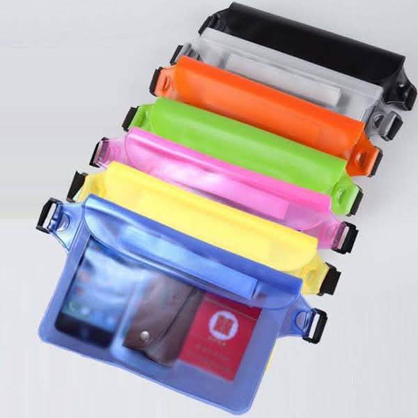 Wasserdichte Hüfttasche für Sport, Schwimmen, Strand – Trockentasche, Bauchtasche, Hosentasche