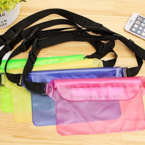 Wasserdichte Hüfttasche für Sport, Schwimmen, Strand – Trockentasche, Bauchtasche, Hosentasche
