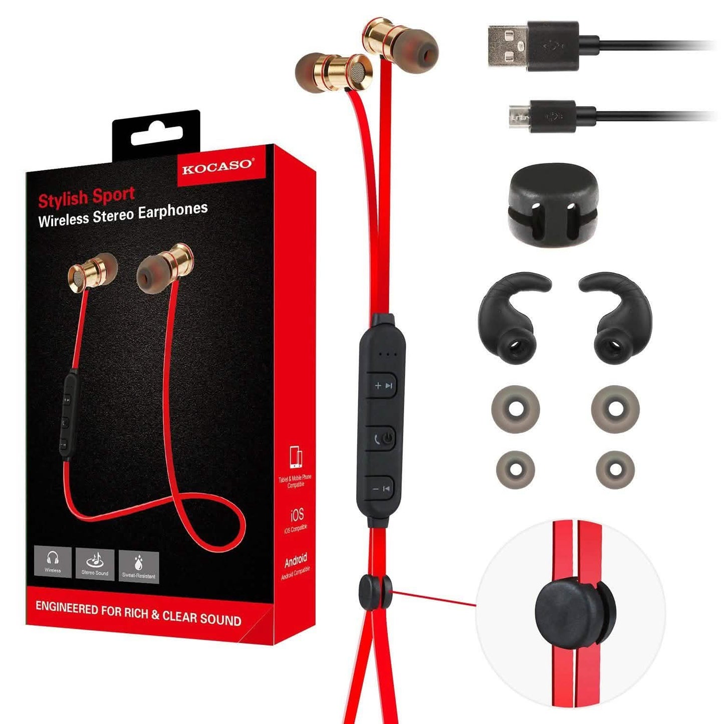 Sport-Headset Kabelloses V4.1 In-Ear-Kopfhörer