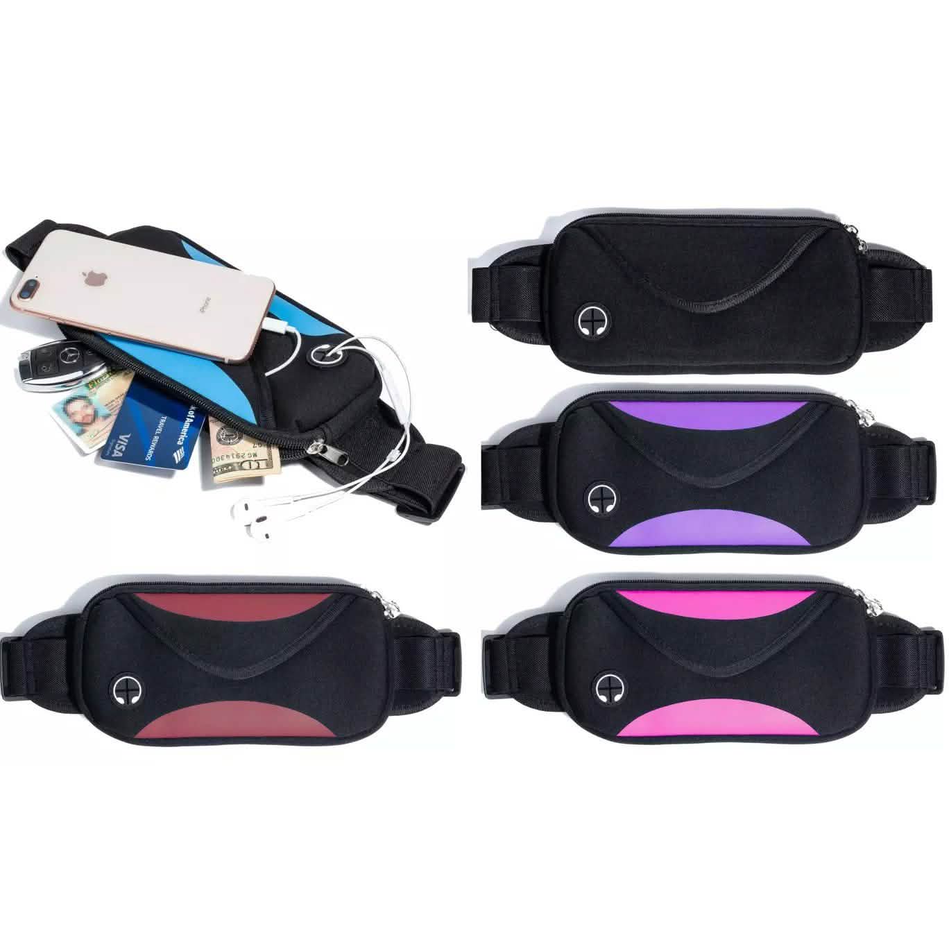 Sport Bauchtasche Laufgürtel Hüfttasche Wasserbeständigkeit mit verstellbarem Gurt
