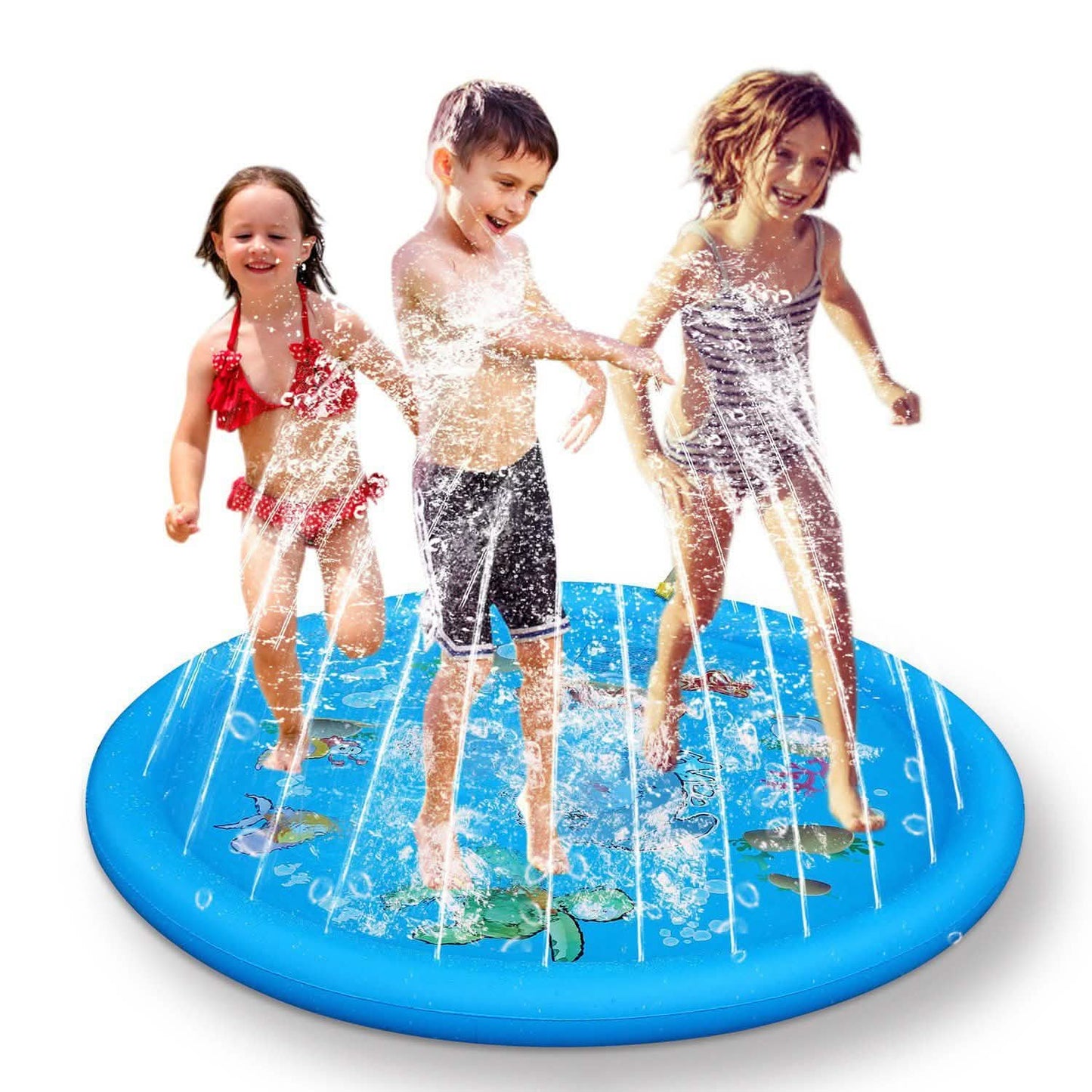 Rasensprenger und Wasserspielplatz für Kinder