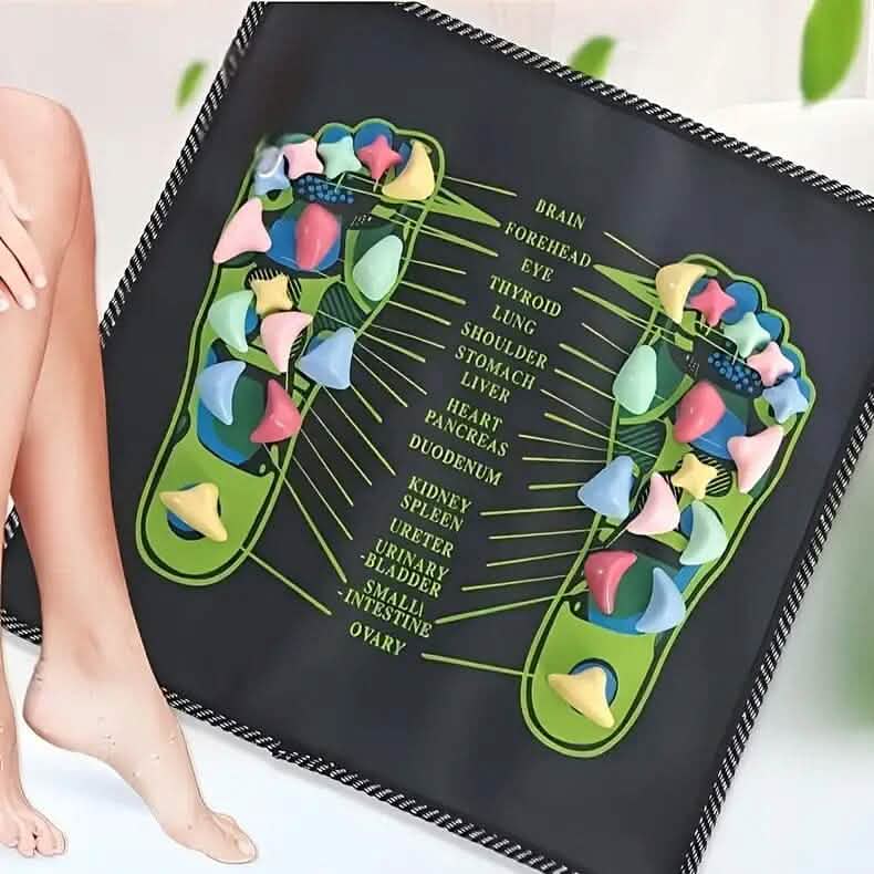 Quadratische Fußmassage-Matte