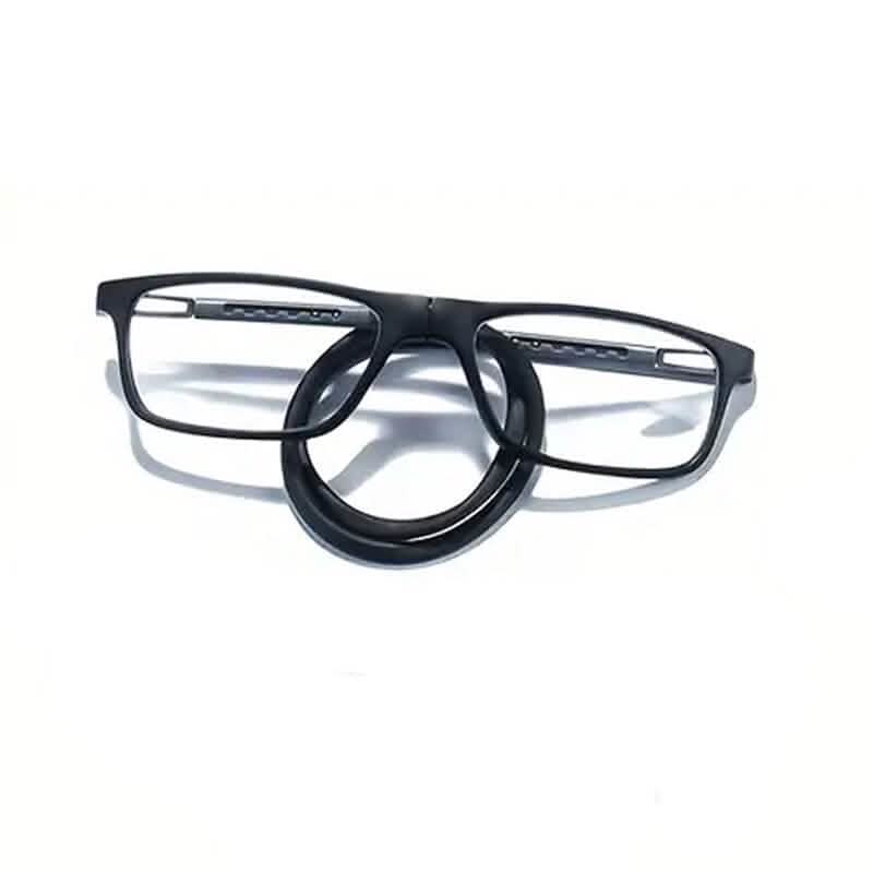Quadratische magnetische Hals-Lesebrille
