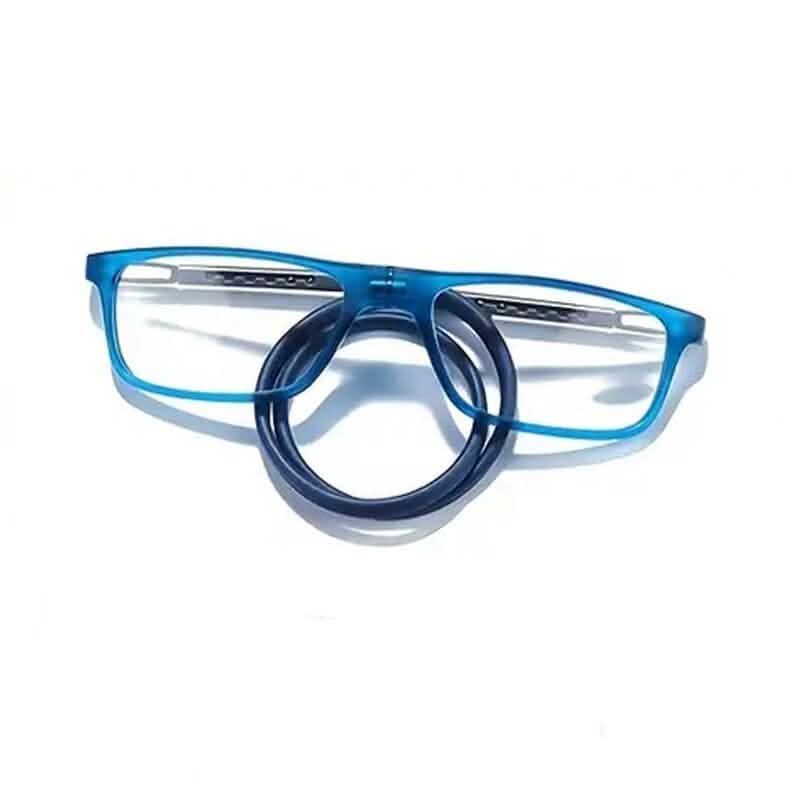 Quadratische magnetische Hals-Lesebrille