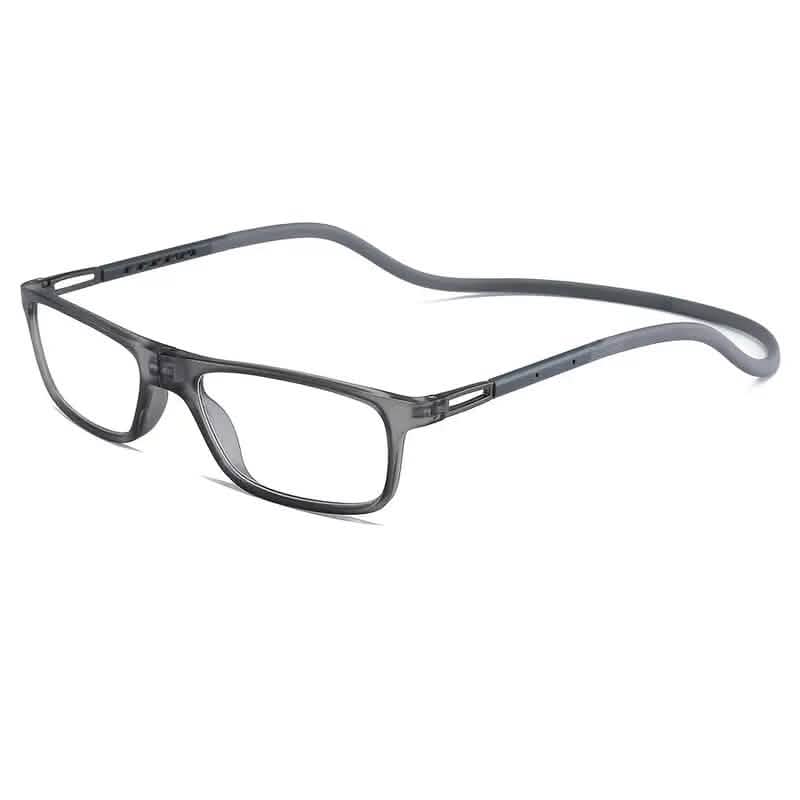 Quadratische magnetische Hals-Lesebrille