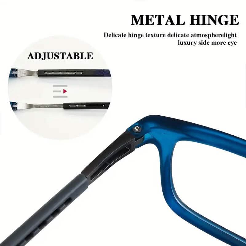 Quadratische magnetische Hals-Lesebrille