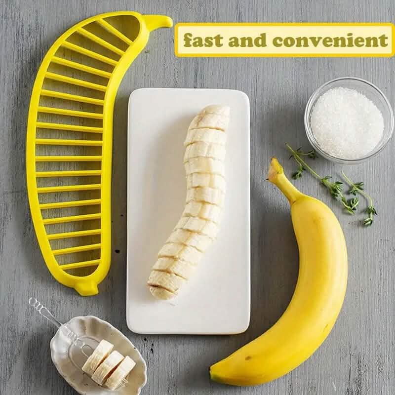 Bananenschneider mit Edelstahlklinge
