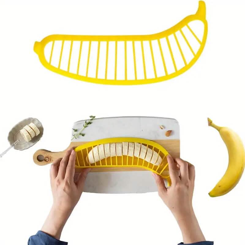 Bananenschneider mit Edelstahlklinge