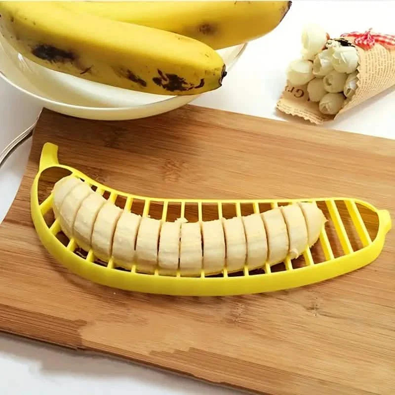 Bananenschneider mit Edelstahlklinge