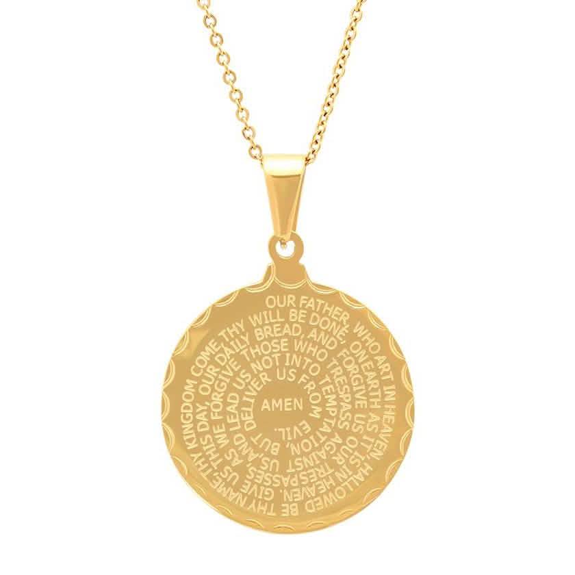 Edelstahl Lord's und Serenity Prayer Anhänger für Damen