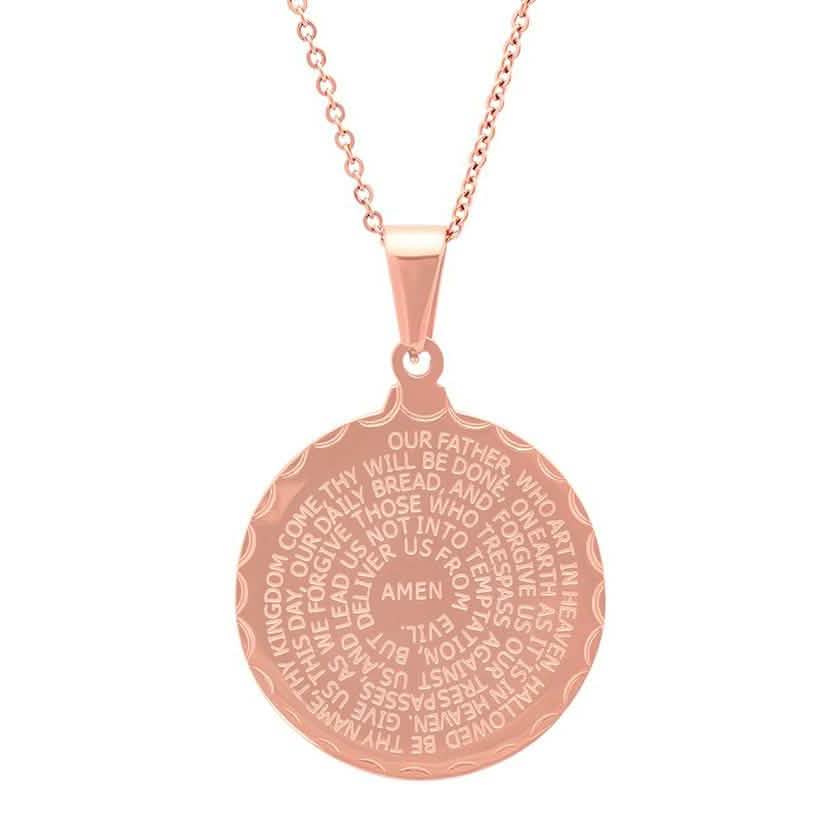 Edelstahl Lord's und Serenity Prayer Anhänger für Damen