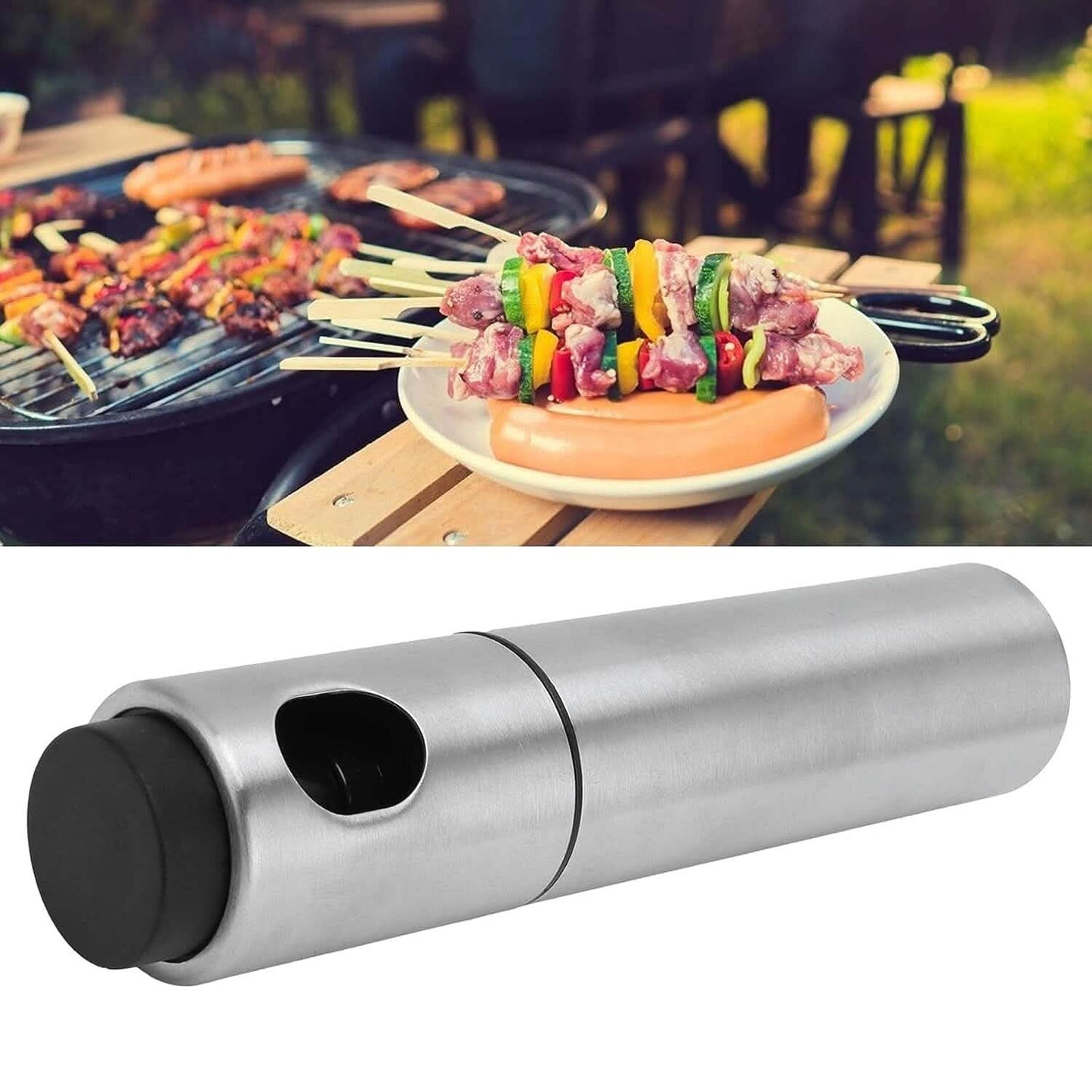 Edelstahl Sprühflasche Spender, Dressing Spray Grill Olivenöl