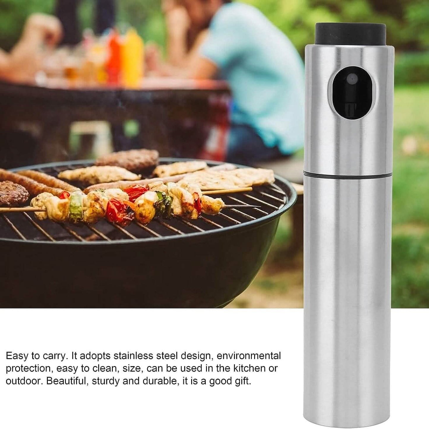 Edelstahl Sprühflasche Spender, Dressing Spray Grill Olivenöl