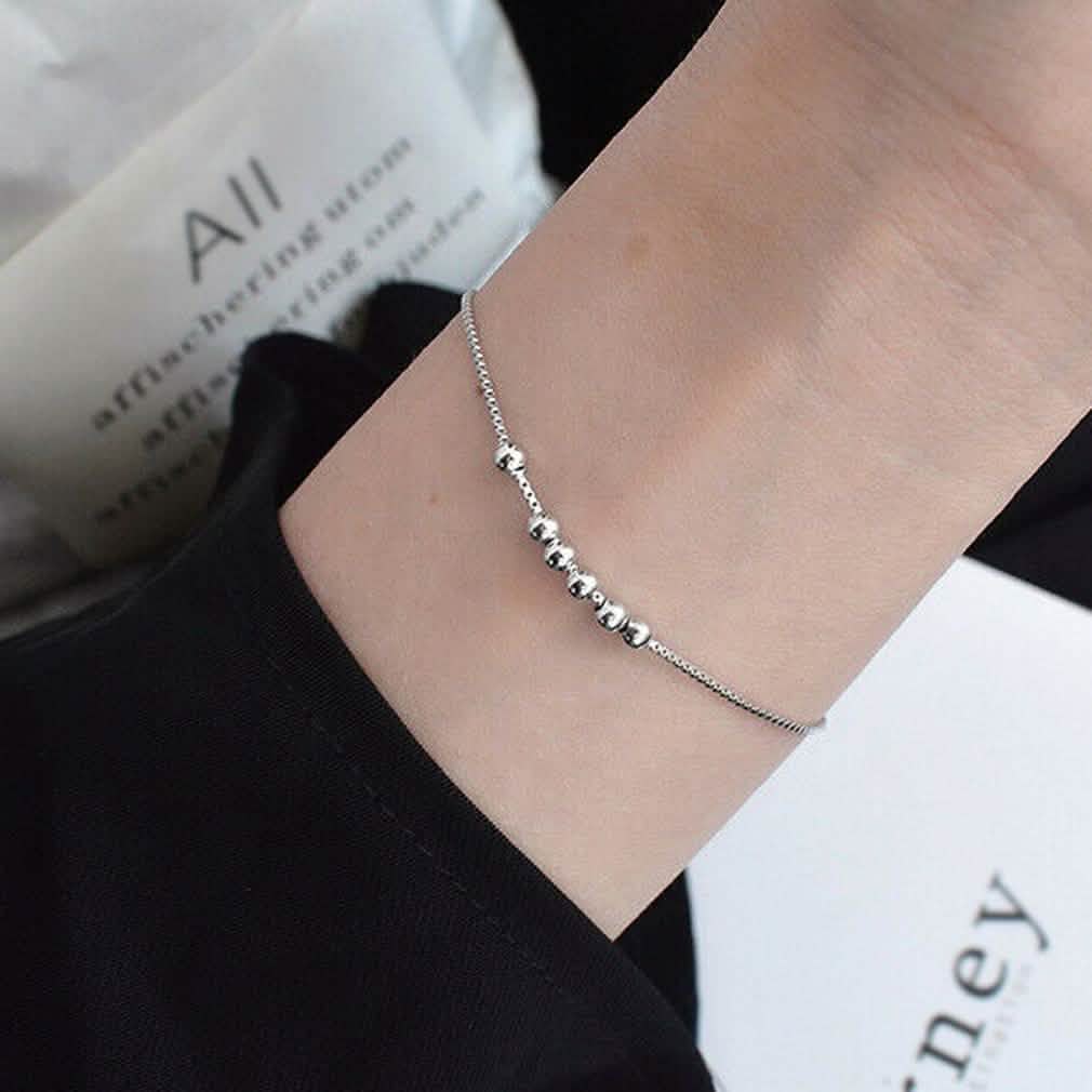 Armband mit Perlenanhänger aus Sterlingsilber