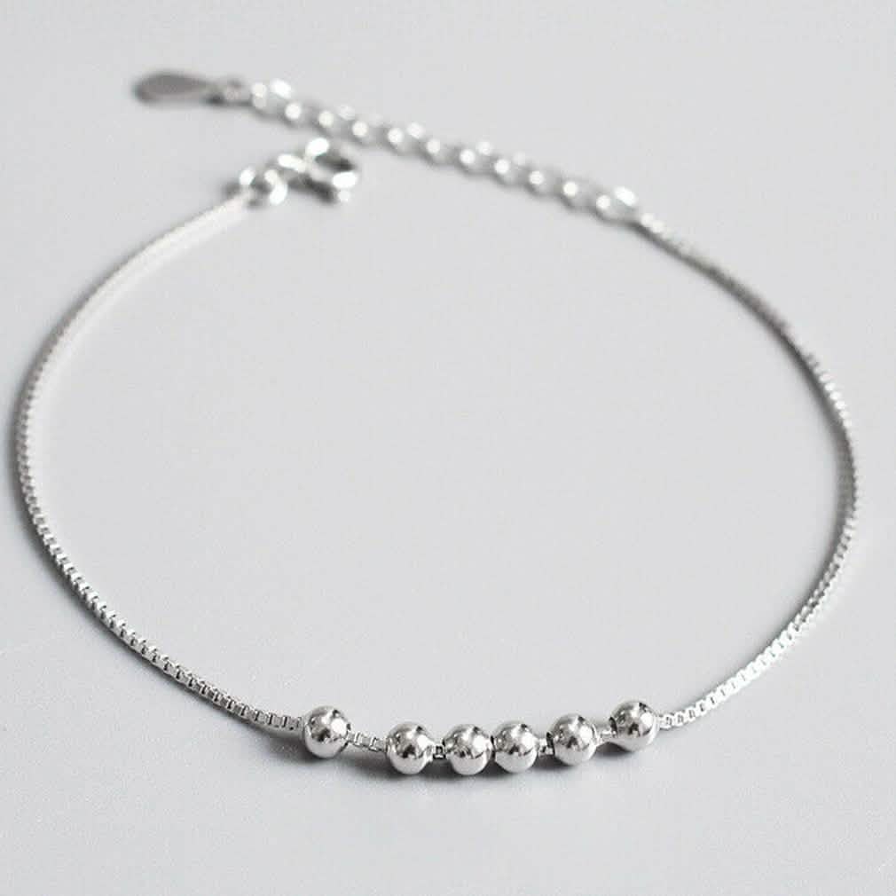 Armband mit Perlenanhänger aus Sterlingsilber