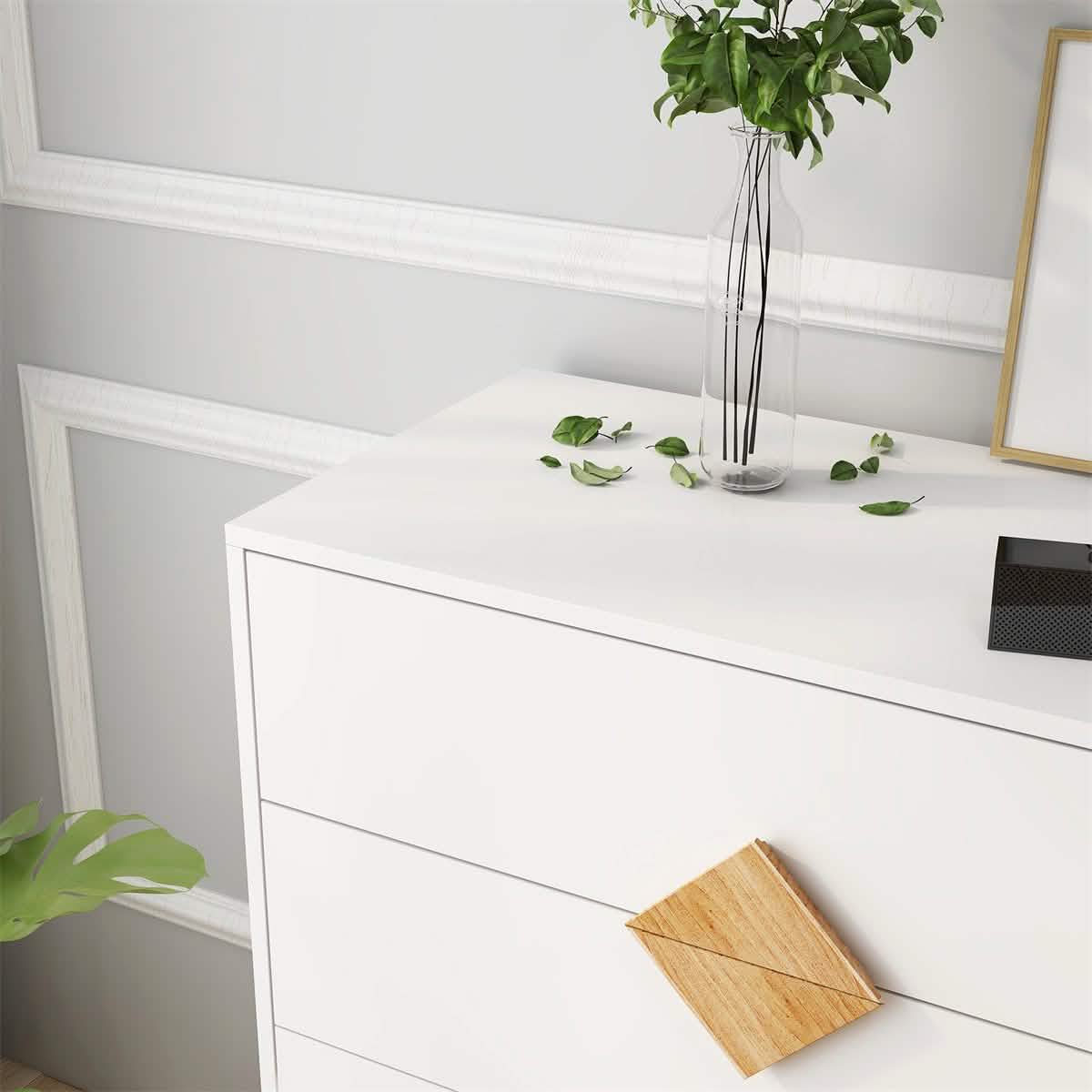 Aufbewahrungs-Sideboard weiß