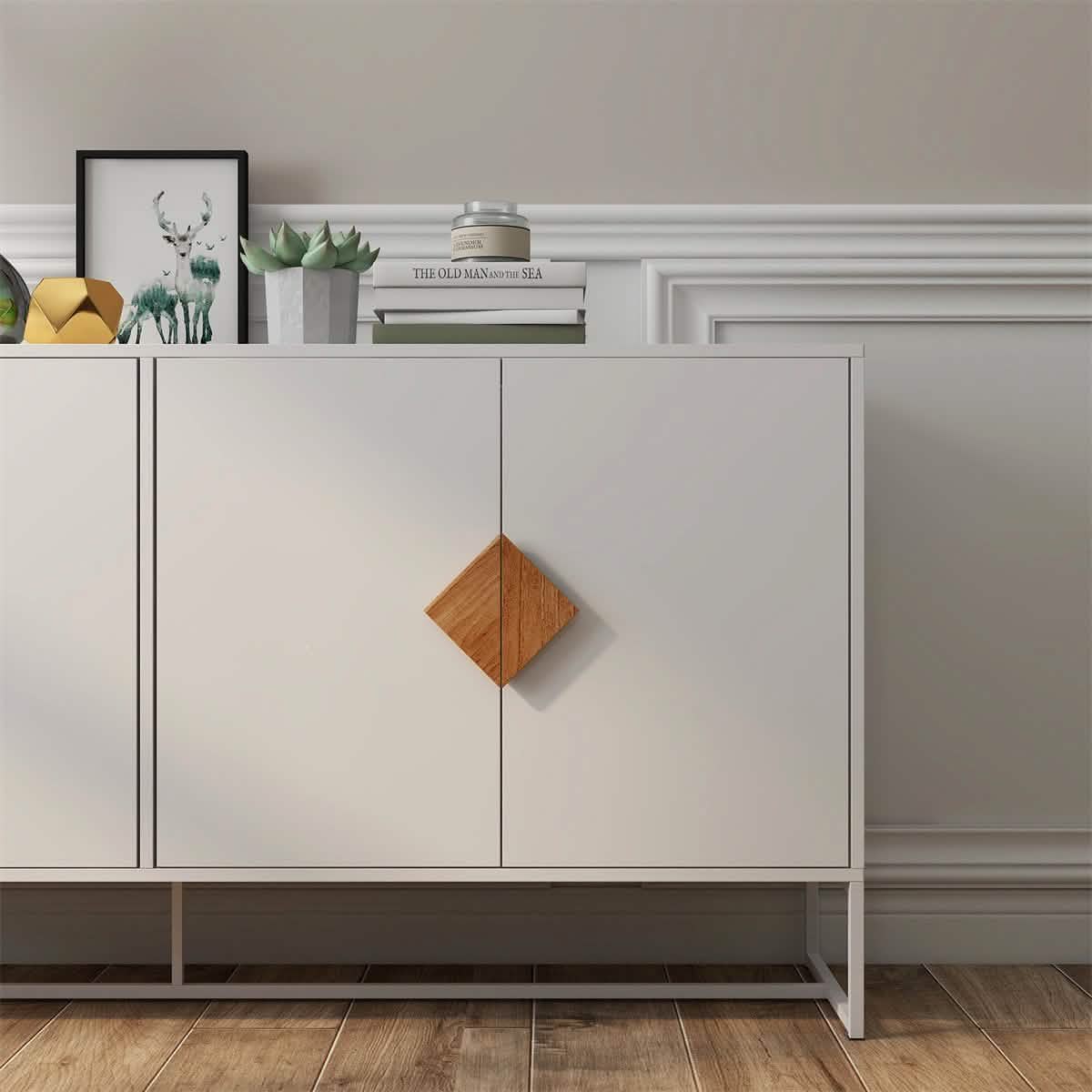 Aufbewahrungs-Sideboard weiß