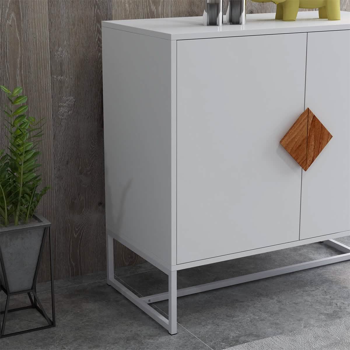Aufbewahrungs-Sideboard weiß