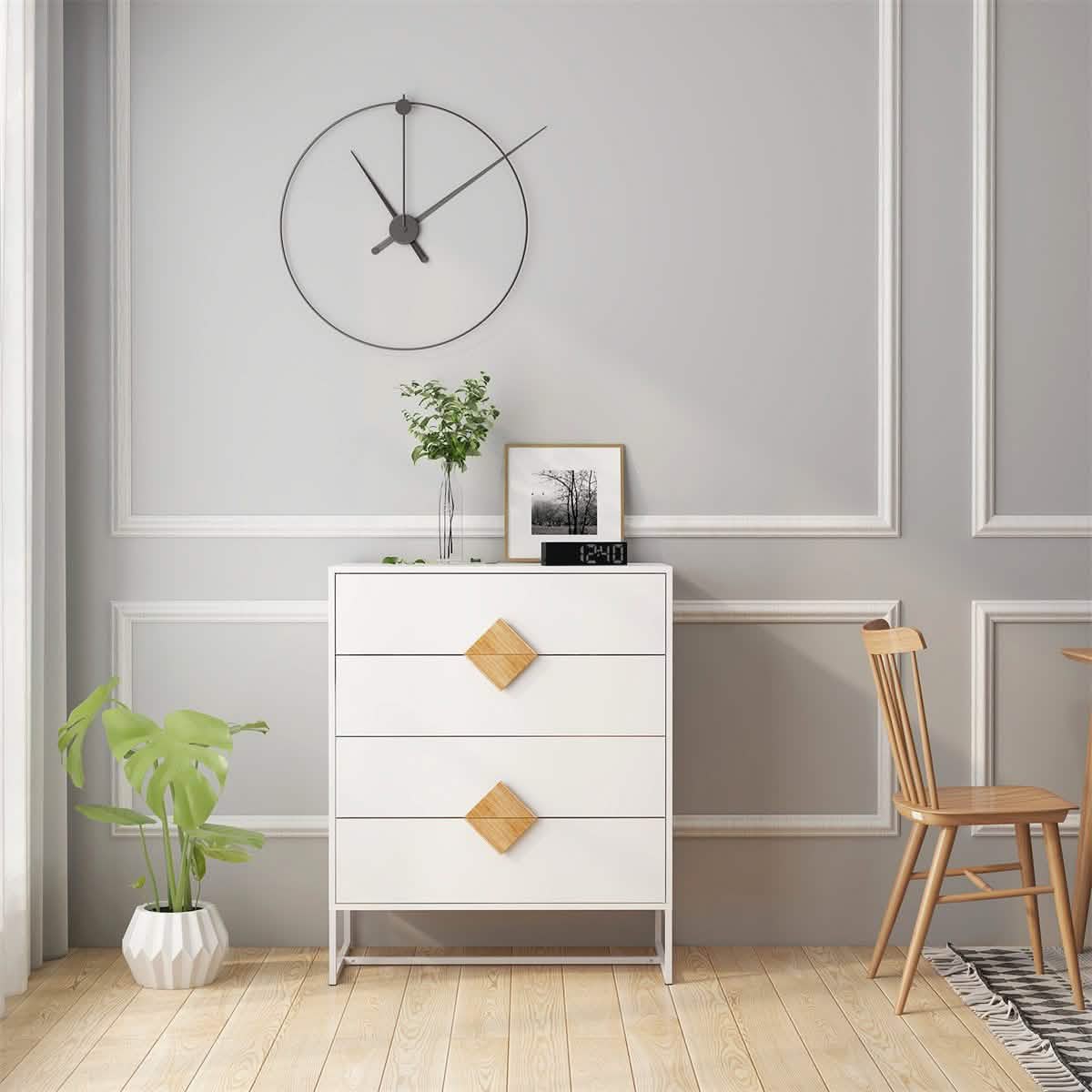 Aufbewahrungs-Sideboard weiß