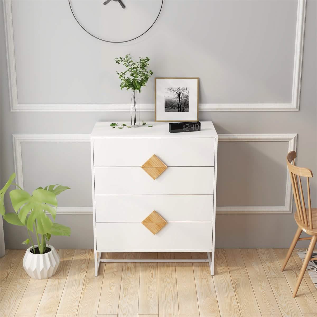 Aufbewahrungs-Sideboard weiß