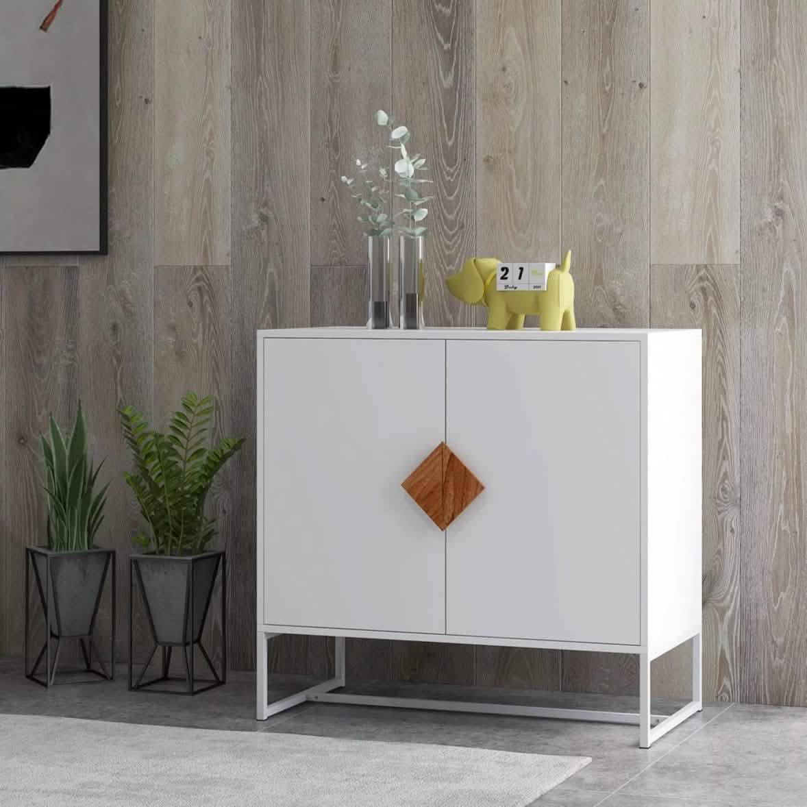 Aufbewahrungs-Sideboard weiß