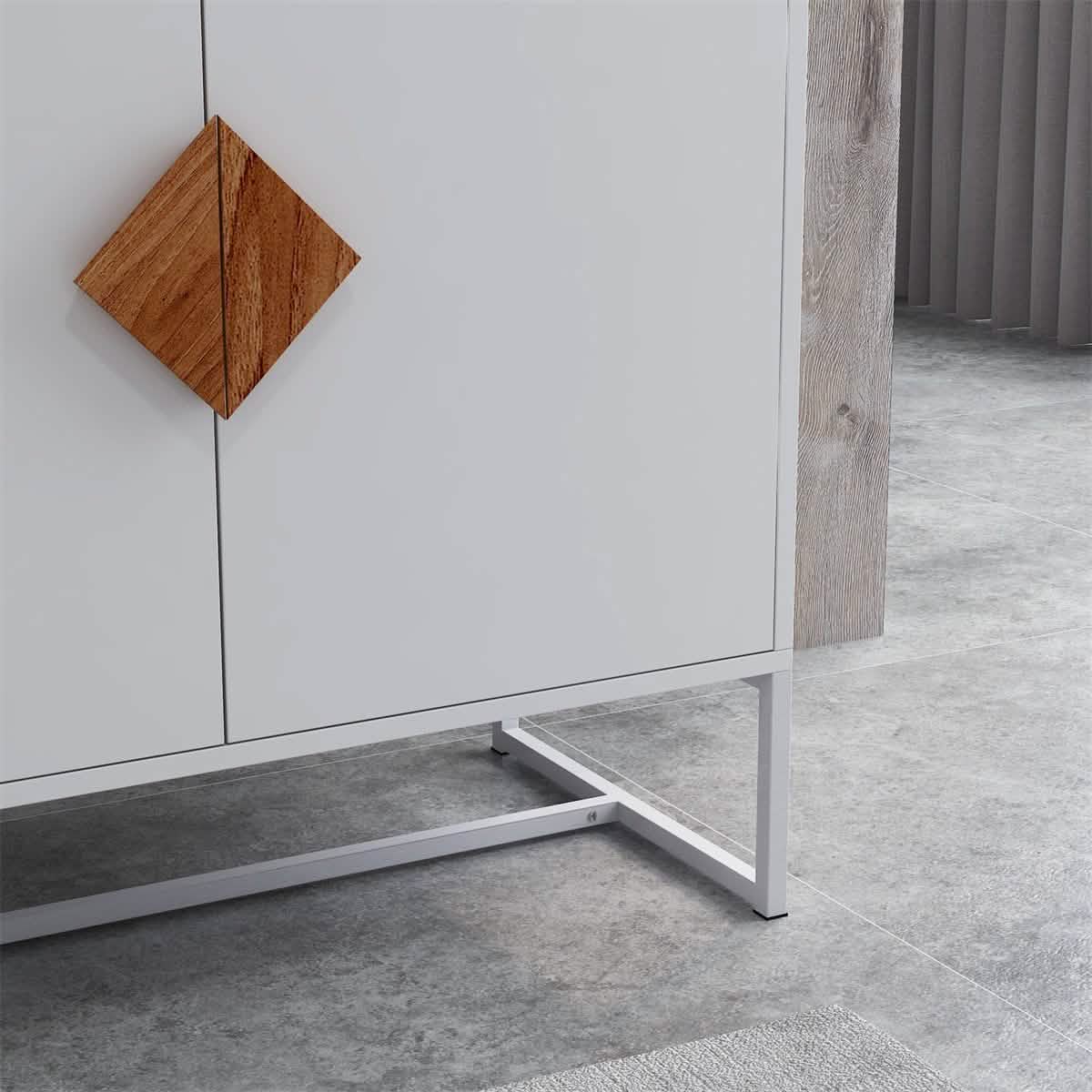 Aufbewahrungs-Sideboard weiß