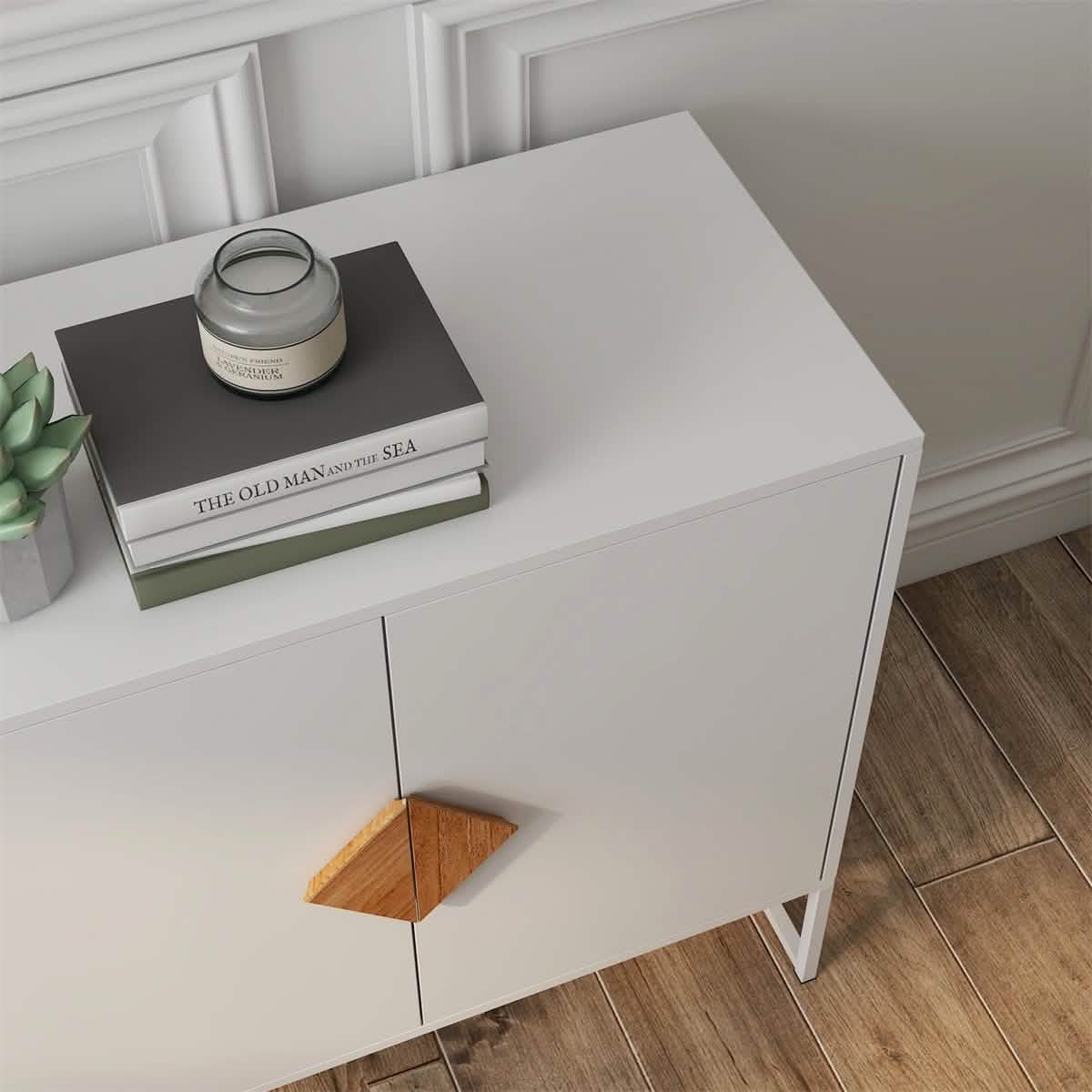 Aufbewahrungs-Sideboard weiß