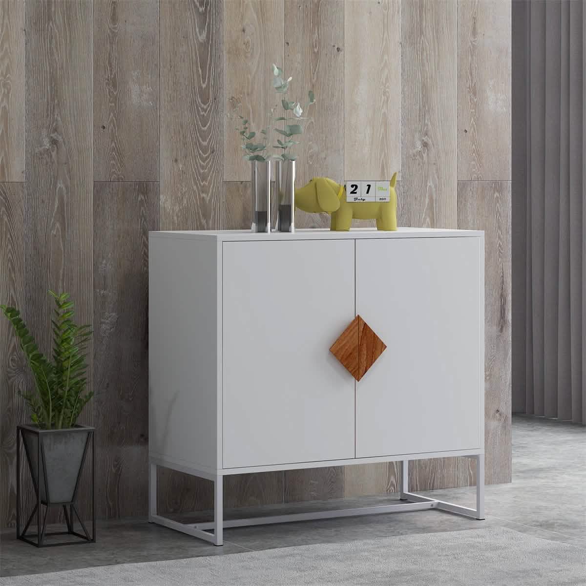 Aufbewahrungs-Sideboard weiß