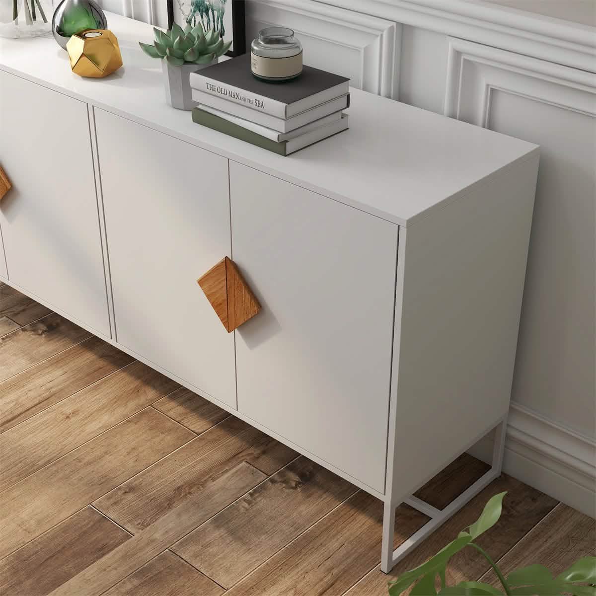 Aufbewahrungs-Sideboard weiß