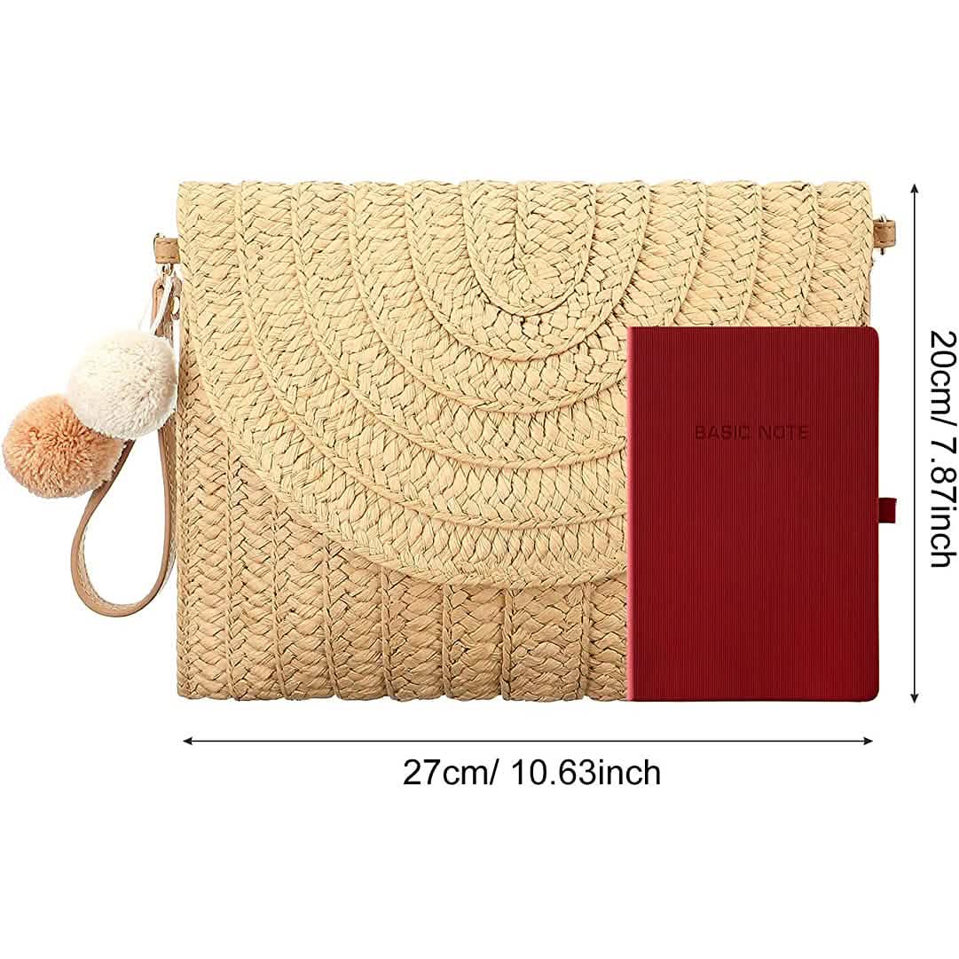 Stroh-Handtasche