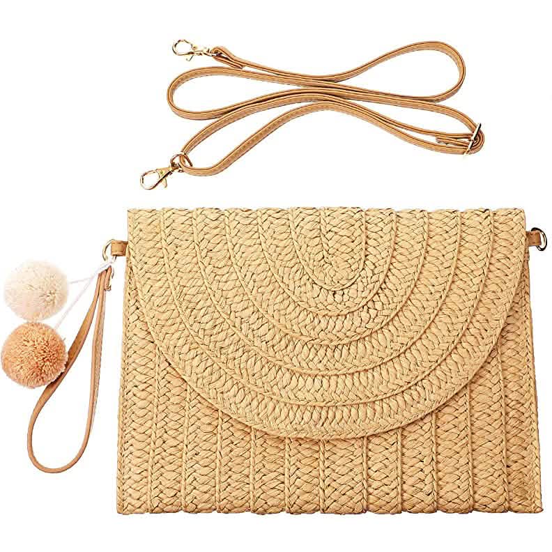 Stroh-Handtasche