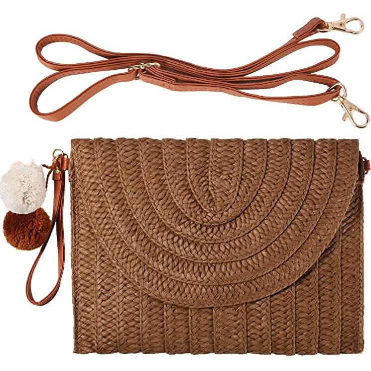 Stroh-Handtasche
