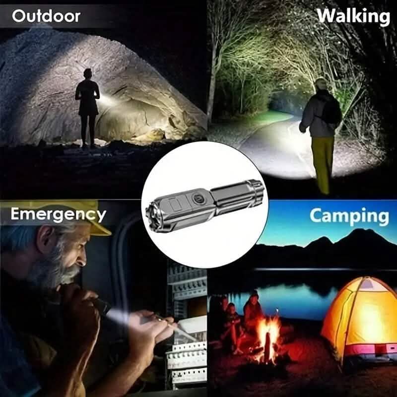 Starke Teleskop-Licht-Zoom-Taschenlampe