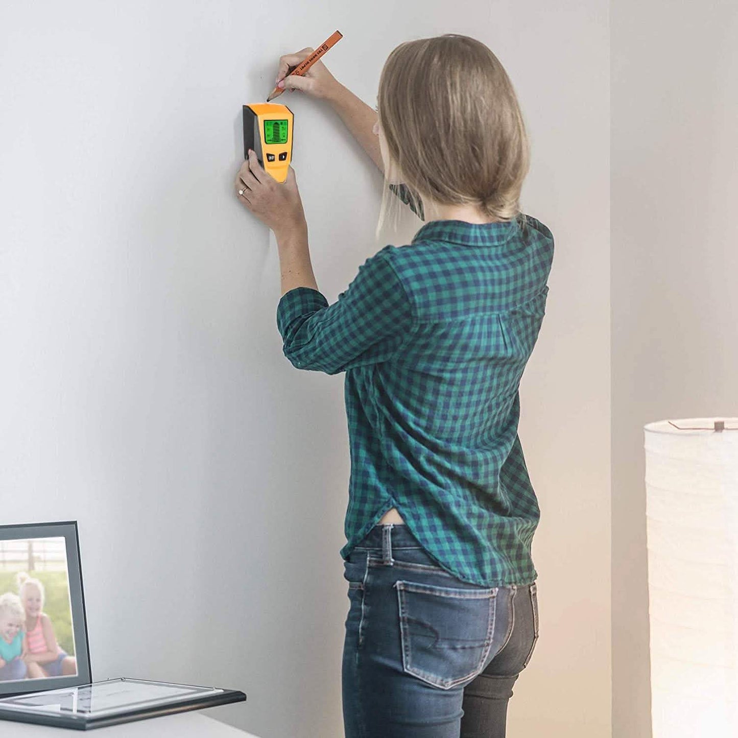 Bolzenortungsgerät Wandscanner AC-Leitungsdetektor mit LCD-Display