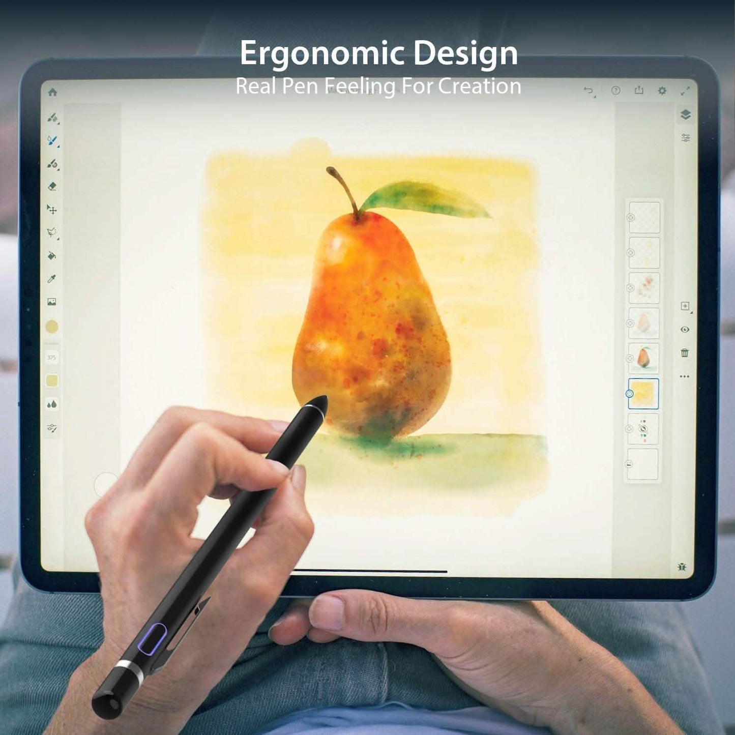 Eingabestift für Touchscreens, Digitaler Bleistift, Aktive Stifte, Feinpunkt-Stylus