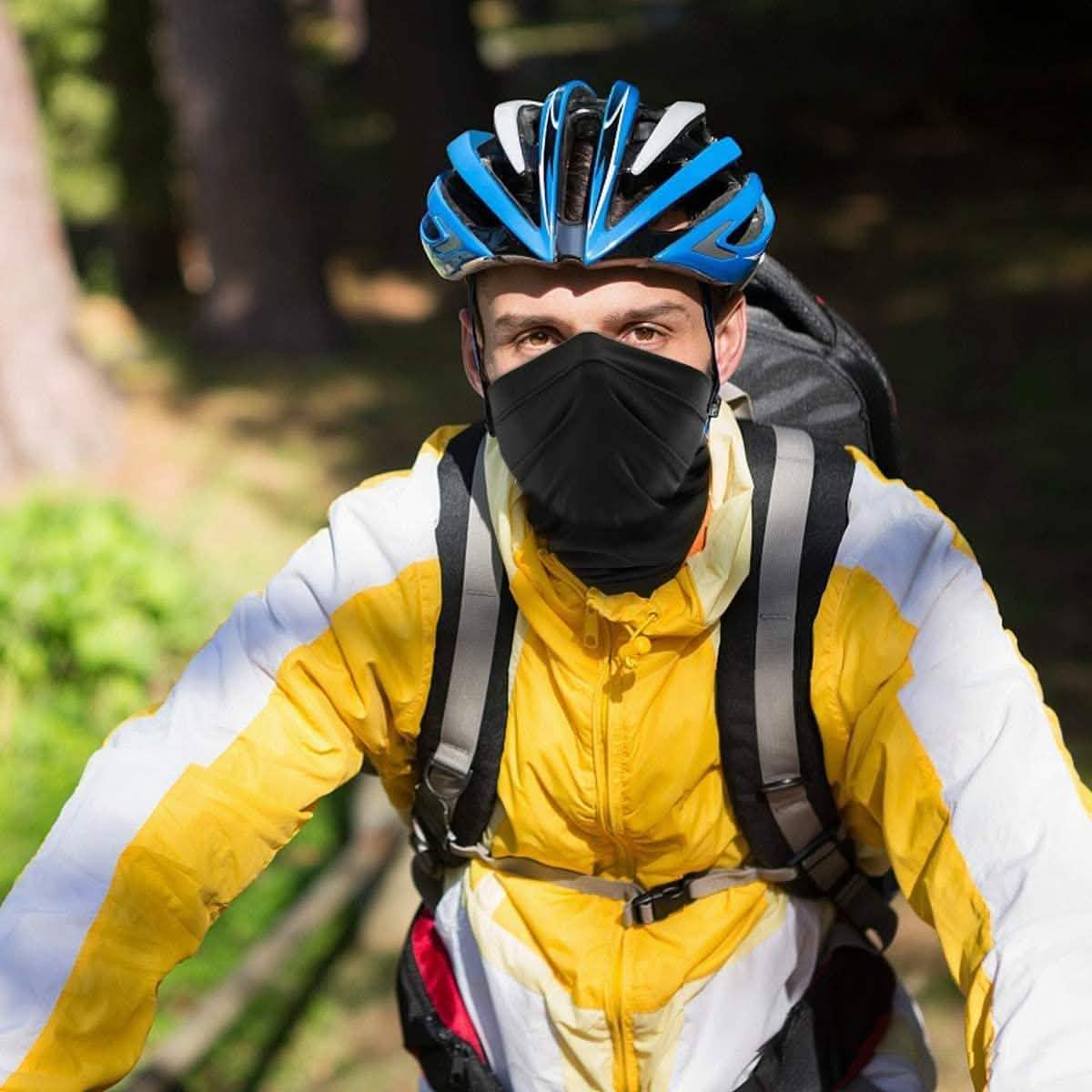 Sonnenschutz kühl leicht Nackenwärmer Maske Gesichtstuch