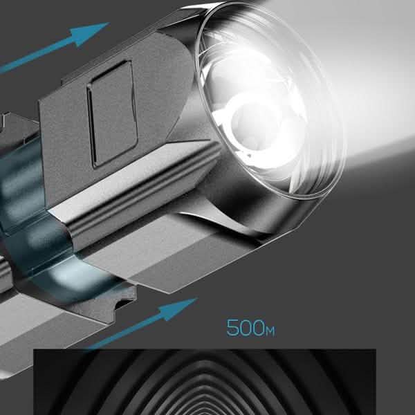 Superhelle ABS Starklicht fokussierende LED-Taschenlampe