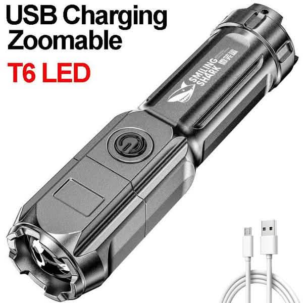 Superhelle ABS Starklicht fokussierende LED-Taschenlampe