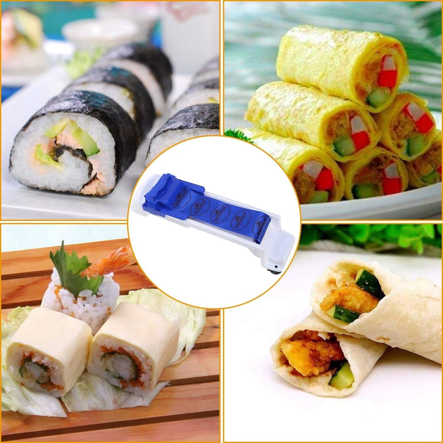 Sushi Fleischrolle Dolma Gemüse