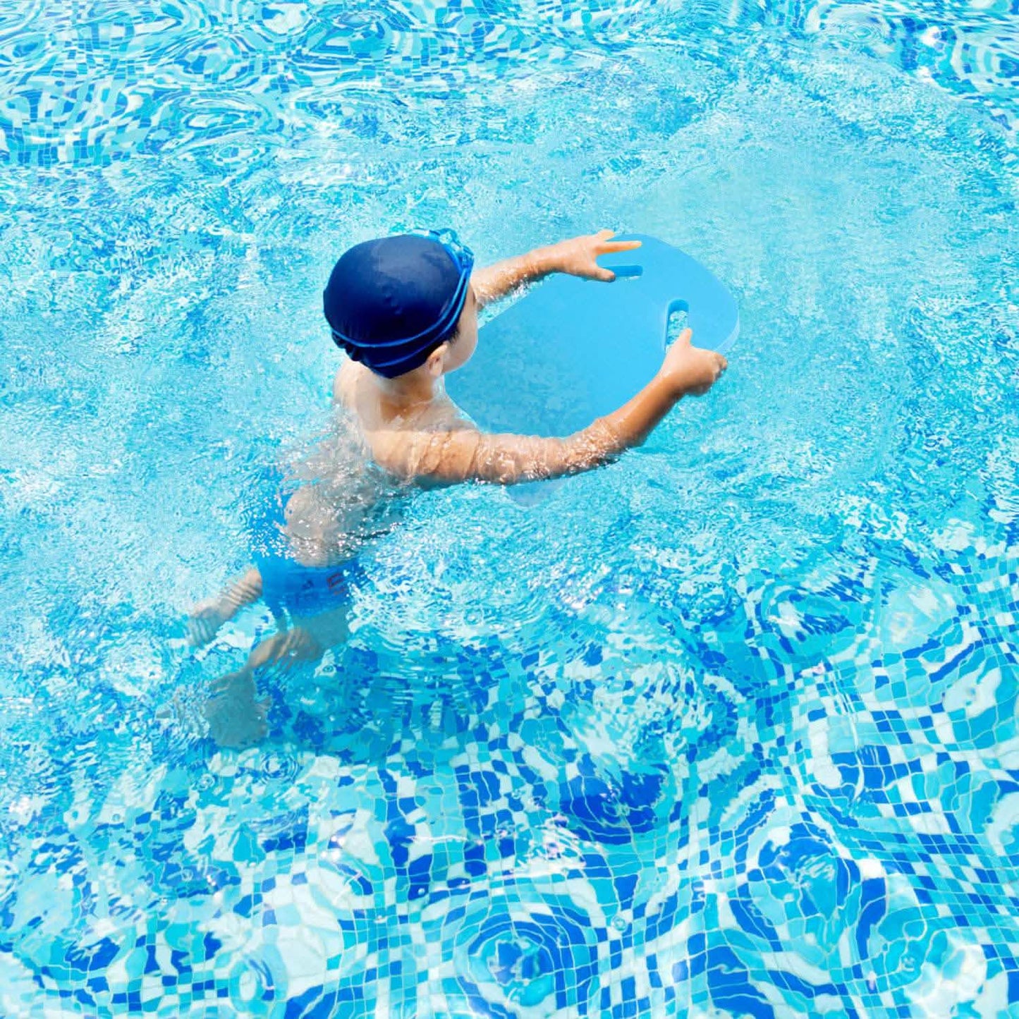Schwimm-Kickboard U-Design Wassertrainingsbrett mit integriertem Grifflöchern
