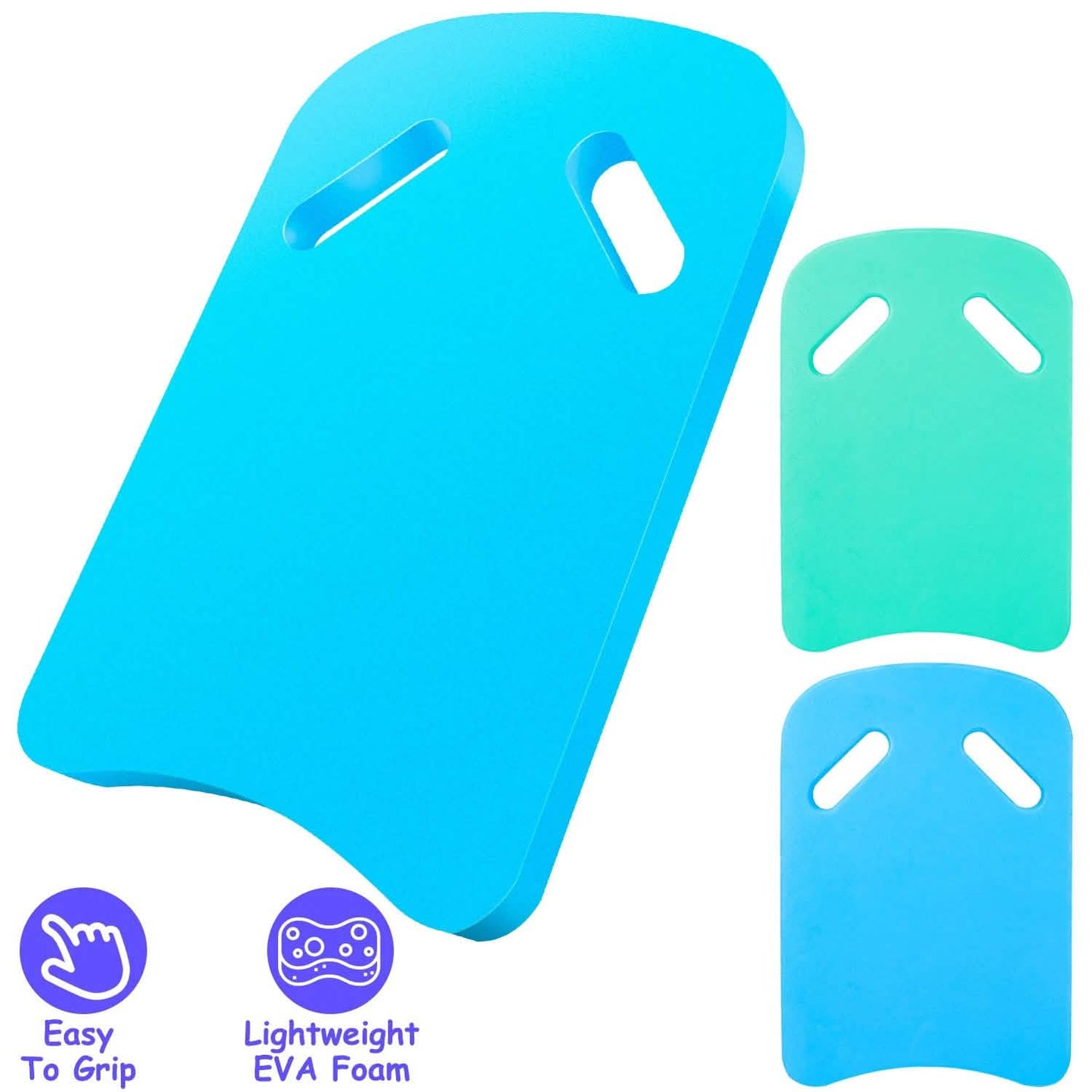 Schwimm-Kickboard U-Design Wassertrainingsbrett mit integriertem Grifflöchern