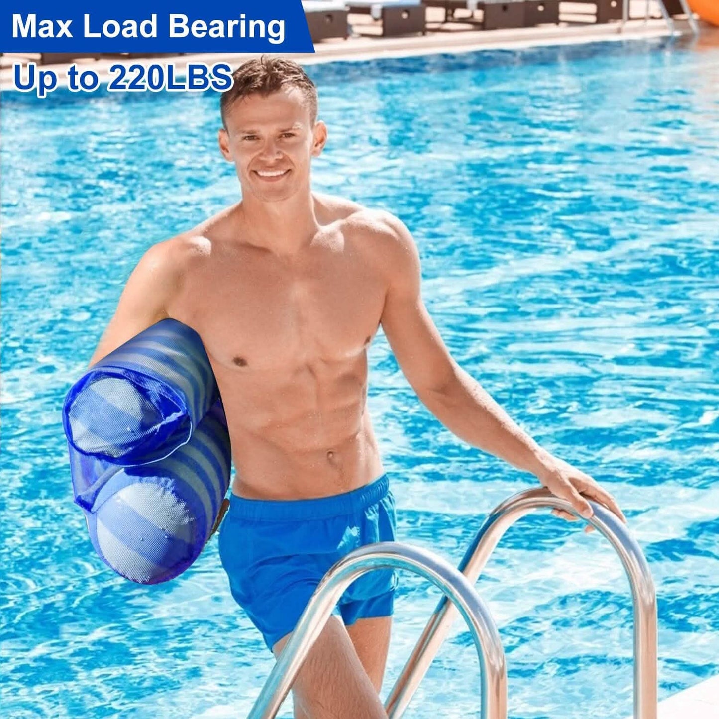 Schwimmbecken-Luftmatratze aufblasbar