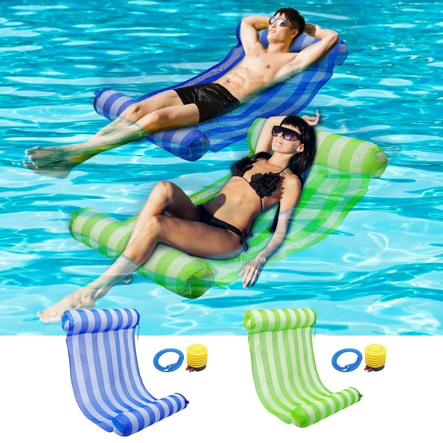 Schwimmbecken-Luftmatratze aufblasbar
