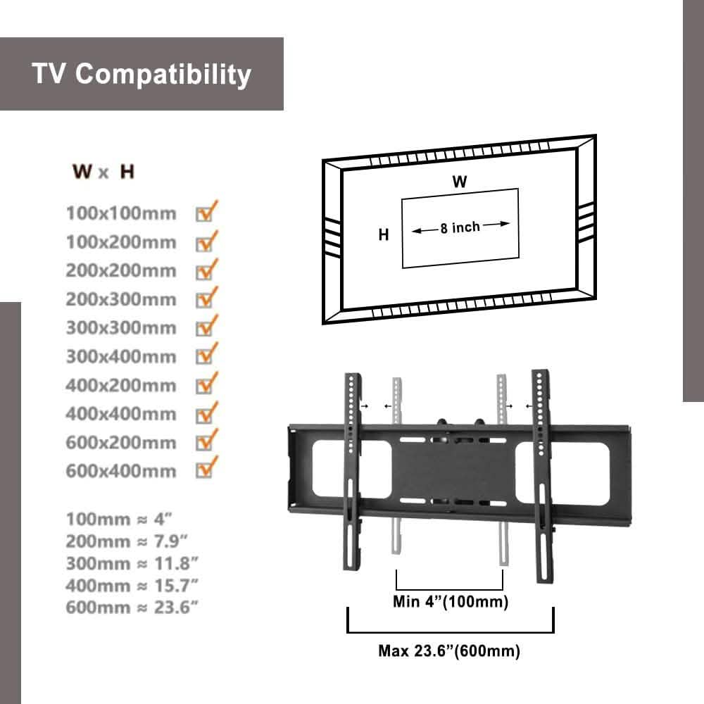 Drehbarer TV-Standfuß mit winkel- und höhenverstellbarem TV-Ständer aus gehärtetem Glas