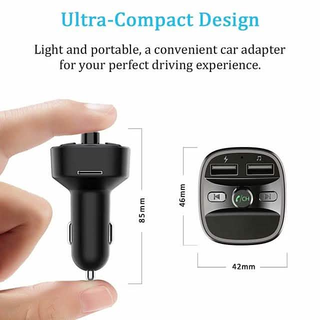 T25 Bluetooth 5.0 Auto-FM-Transmitter