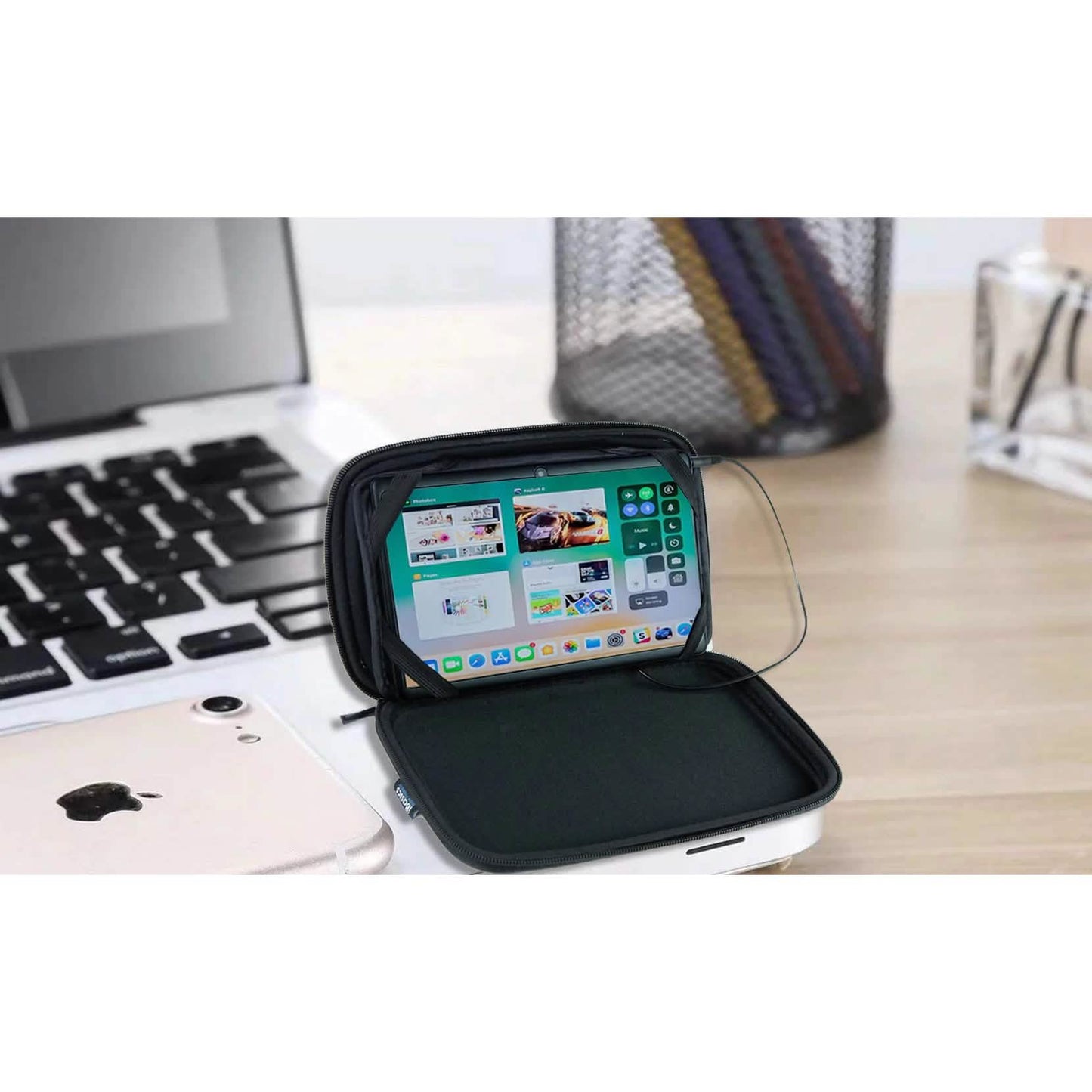 Tablet-Lautsprecherhülle mit wiederaufladbarem Akku