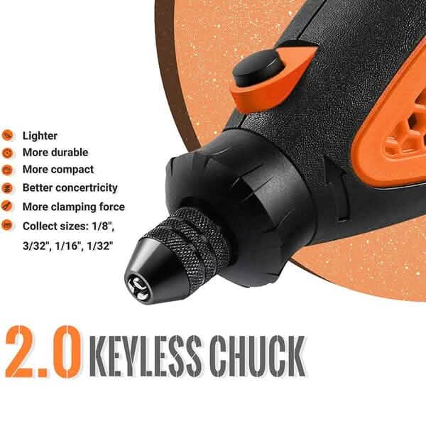Tacklife Multifunktionswerkzeug-Set mit verbessertem MultiPro-Schnellspannfutter RTD35ACL